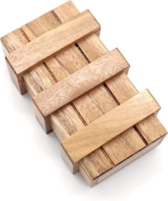 이중 마법 상자 뇌 티저 숨겨진 상자와 맞춤형 단단한 나무 상자