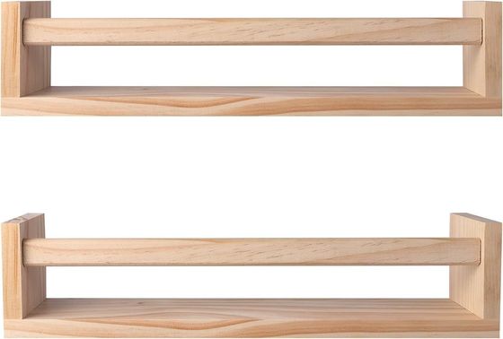 메일 포장 가정 장식 및 유치실 선반 2 천연 목재 부동 벽 책상