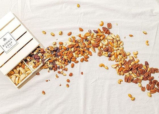 사용자 지정 로고 용납 저장 및 인쇄용 재사용 목재 상자 레이저 조각