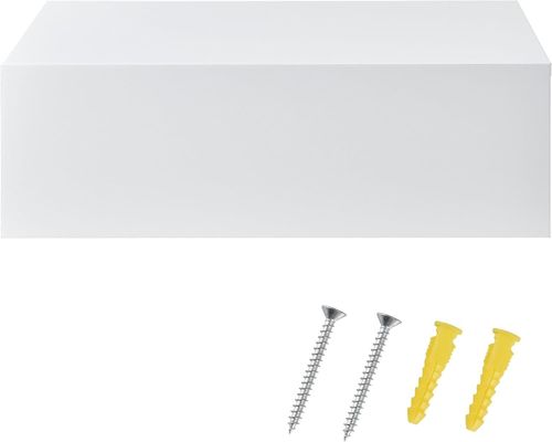 편리한 복도 저장 고형 나무 벽 떠있는 선반 드로이 46 x 30 x 15cm