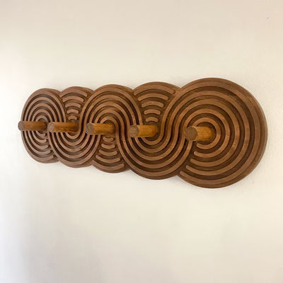 핸드메이드 중세 현대 호두 코트 랙 코트 모자와 가방 거실