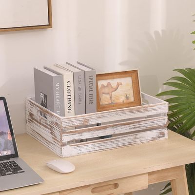 11.25x7.75x4.5' 소나무 나무 상자 및 상자 맞춤형 가정 장식