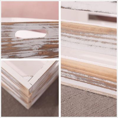 11.25x7.75x4.5' 소나무 나무 상자 및 상자 맞춤형 가정 장식