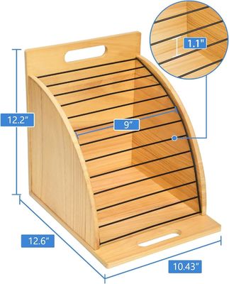 교실 및 사무실용 다기능 목재 클립보드 조직기