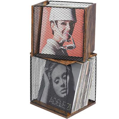 산업용 레코드 홀더 선반 현대 디자인 스타일의 비닐 레코드 저장 가구