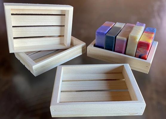 올 시즌 14 조각 수작업 나무 비누 선물 세트 무료 샘플 내일 제공