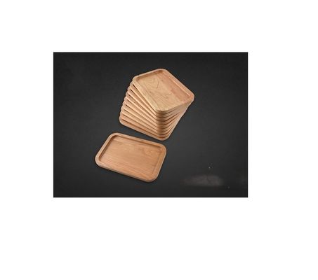 나무 평면 색상 맞춤 서비스 트레이 레이저 빈 6X9X0.75 가정 장식