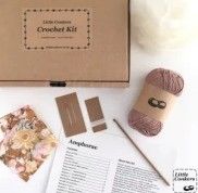 작은 크기의 크로켓 갈고리 세트 스웨터 선물 패키지 및 다채로운 蕾丝 실