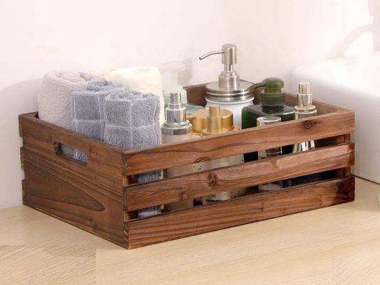 가정 장식 화면 기술로 3 개의 목재 상자 팔렛의 사용자 지정 세트