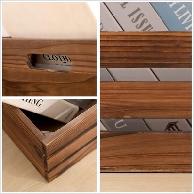 가정 장식 화면 기술로 3 개의 목재 상자 팔렛의 사용자 지정 세트