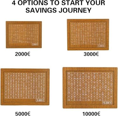 상자 와 함께 만든 목조 돼지 뱅크 - 돈 절약 목표 를 달성 할 수 있는 재미있고 실용적인 방법