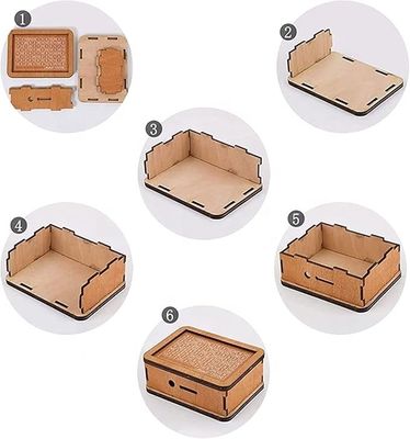 상자 와 함께 만든 목조 돼지 뱅크 - 돈 절약 목표 를 달성 할 수 있는 재미있고 실용적인 방법