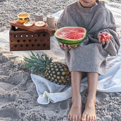 책 보관용 목재 상자 사용자 지정 로고 용납 장식용 둥지 목재 상자