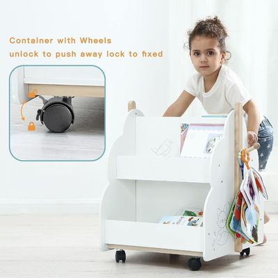 기능적 디자인 다기능 어린이 책용 목재 책상