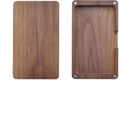 검은 호박 나무 자기 닫기 나무 비지니스 카드 소지