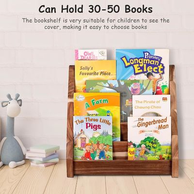 기능적 디자인 몬테소리 디스플레이 셸프 어린이 교실용 조각 된 나무 책상