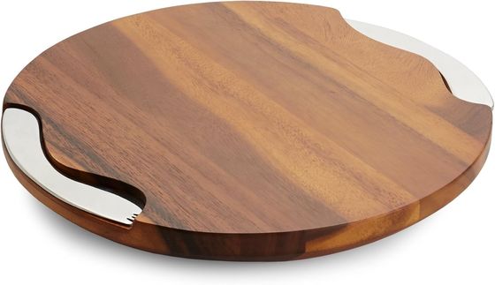 사용자 지정 로고 용납 된 둥근 갈래 아카시아 절단 보드