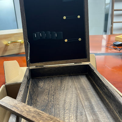 맞춤 주문 파울루니아 목재 다기능 페인팅 상자 저장 경쟁 가격