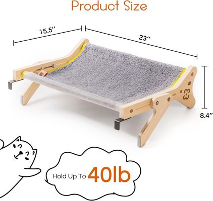 ISO9001 2008 FSCI BSCI 인증을 받은 목재 고양이 창문 둥지
