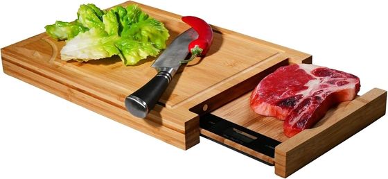 사용자 지정 크기 로고 스케일 및 사각형 컷 블록과 함께 전문 대나무 절단 보드