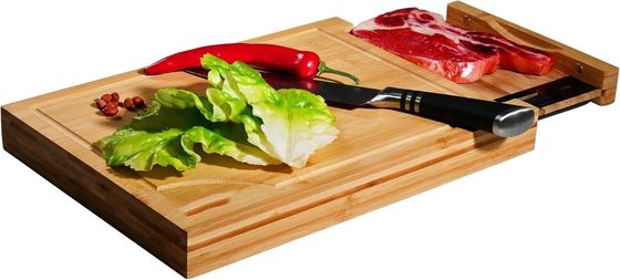 사용자 지정 크기 로고 스케일 및 사각형 컷 블록과 함께 전문 대나무 절단 보드