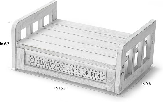 이 벽에 장착 된 목재 세탁기 보관장과 선반으로 세탁실을 변화시켜라