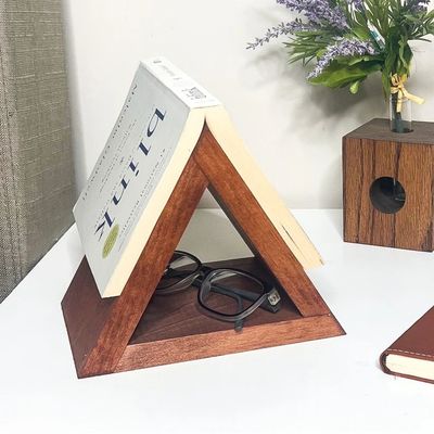 맞춤형 목재 책판 TIMBER 스티커용 목재 타입 목재 나이트스탠드 책기