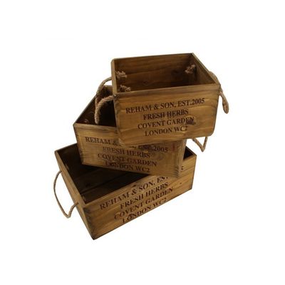 30*24.5*15cm 맞춤형 레이저 gravure와 함께 빈티지 미완성 소나무 나무 상자 상자