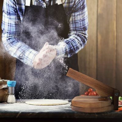 10 인치 아카시아 나무 토틸라 프레스 메이커 가공 멕시코 토틸레라 보증