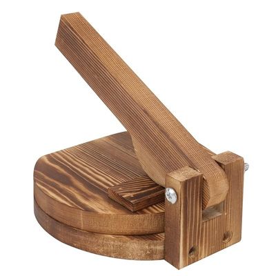 10 인치 아카시아 나무 토틸라 프레스 메이커 가공 멕시코 토틸레라 보증