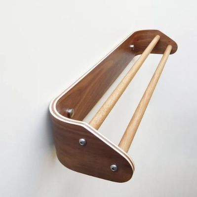 목재의 맞춤형 이중 수건 막대기 벽에 장착 된 욕실 수건 기기