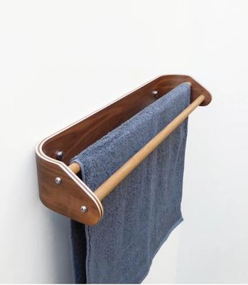 목재의 맞춤형 이중 수건 막대기 벽에 장착 된 욕실 수건 기기