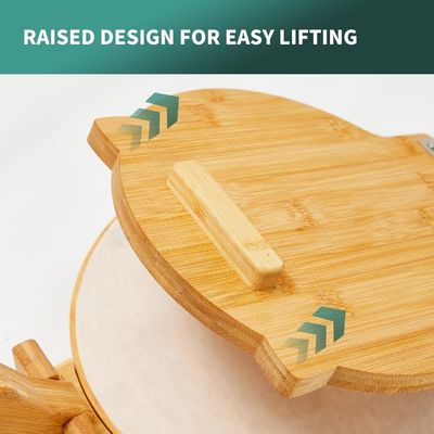 10 인치 지름의 대나무 토틸라 프레스 메이커 가정에서 만든 멕시코 토틸라를 위해 사용자 정의