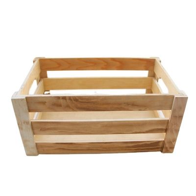견고하고 내구성있는 나무 과일 상자 21x10x10cm 21x10x11.2cm 31.2x20.3x14cm 과일