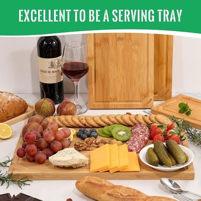 18x12 인치 유기 양치 정액 구획과 함께 사전 기름진 절단 보드