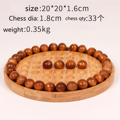 사용자 지정 로고 202407 대나무 단일 독립 체스 테이블 게임 성인 및 어린이