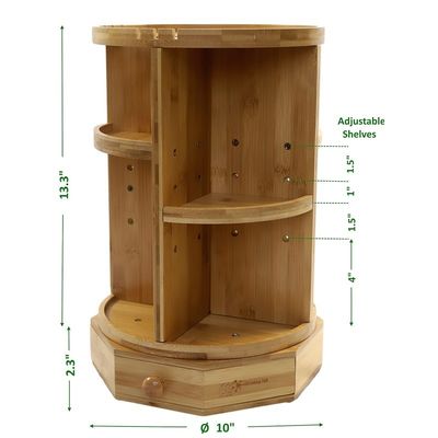 202407 조정 가능한 선반 및 드라이버 빗자루 회전용 메이크업 조직기 가전품