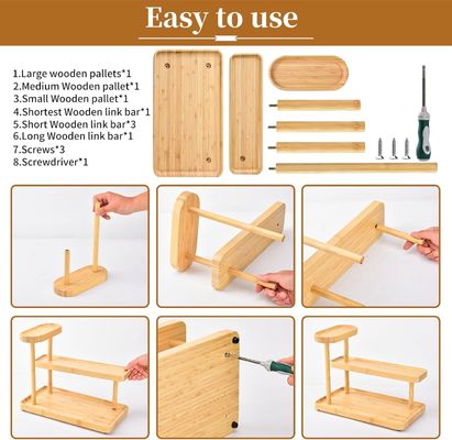홈 조직기 향수 화장품 향신료 및 더 많은 것을 위한 다기능 저장 랙