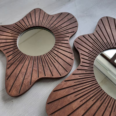 아름다운 가정 장식 벽 거울 세트 3 개의 식사실 및 입구 장식