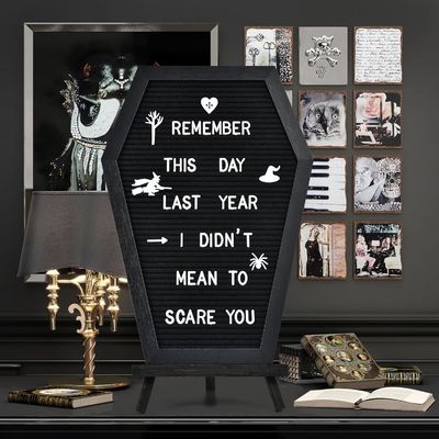 맞춤형 로고 허용 하로윈 공급품에 대한 나무 서재 상자 편지 게시판