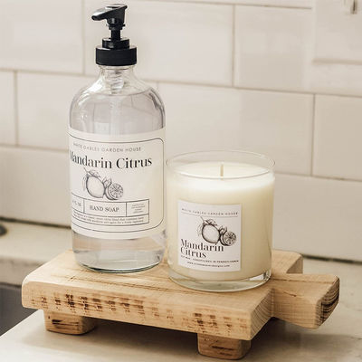 작은 목재 트레이 기판 서드 장식용 목재 리저에 대한 서드 부엌 비누 접시 홀더