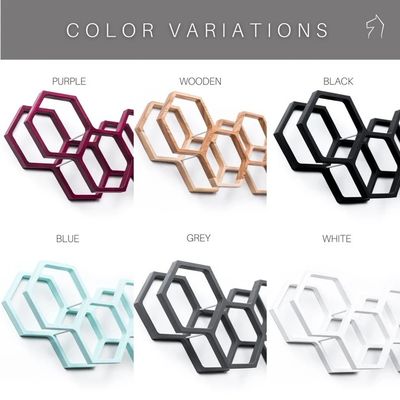 홈 가구 목재 꿀집 벽 장착 튜브 저장 장치와 함께 화장실 종이에 보관