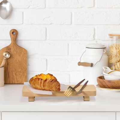 24x13x22cm 소나무 나무 라이저 가정 장식 및 작은 식물 서식지