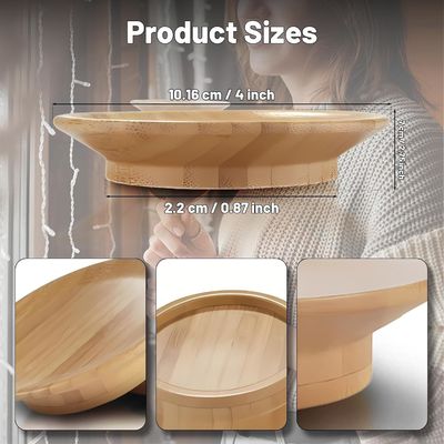 당신의 파티를 돋보이게하십시오 와인 컵 볼 코스터를위한 목조 와인 글래스 토퍼