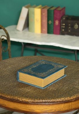 실크 스크린 인쇄 / 태운 손으로 만든 목재 장식 책 모양의 장난감 저장 상자