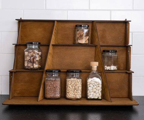 맞춤 실크 스크린 인쇄 디자인과 함께 뜨거운 나무 3 계층 보석 디스플레이 스탠드