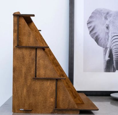 맞춤 실크 스크린 인쇄 디자인과 함께 뜨거운 나무 3 계층 보석 디스플레이 스탠드