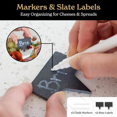 맞춤형 대나무 자연색 치즈 보드와 칼 세트 초콜릿 보드 선물 세트