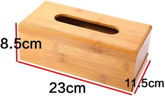 티 레스토랑에서 목재를 보관하기 위한 실크 스크린 인쇄된 티슈 박스 홀더