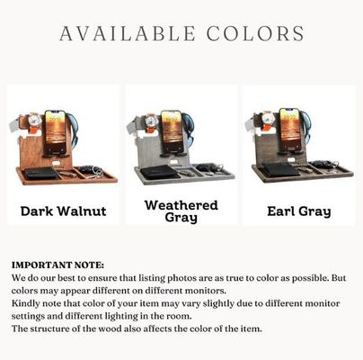 맞춤 주문 받아 들인다 소나무 나무 색상 휴대 전화 서드 시계 홀더 지갑 키 홀더